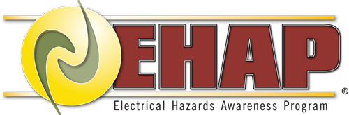 EHAP Electrical Hazards Awareness Program Certification Badge links to website in a new window.