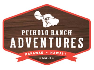 Piiholo Ranch Adventures Makawao Maui Logo links to website in a new window.